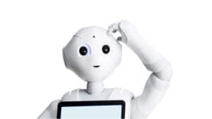 Robot Pepper di Softbank Robotics.