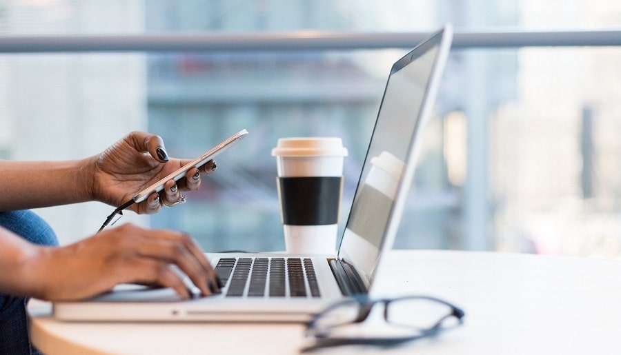 Smart working: digital device