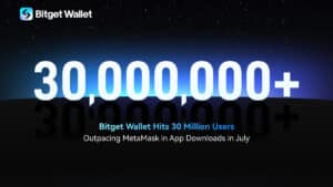 Bitget Wallet raggiunge i 30 milioni di utenti