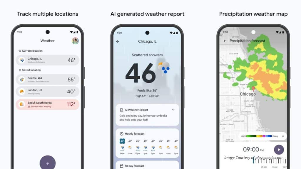 Pixel Weather, la nuova app meteo di Google è ora disponibile