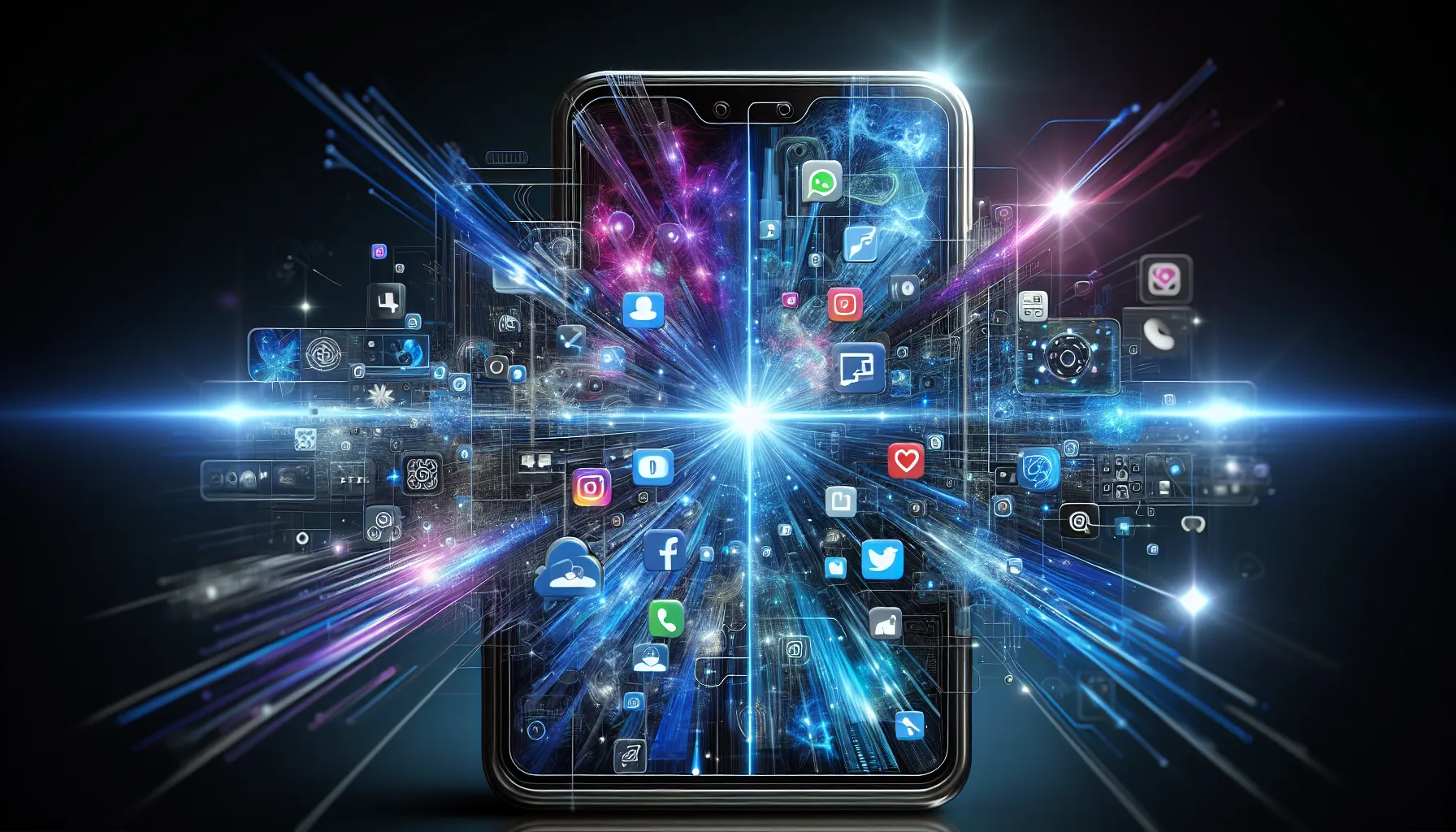 Social media platforms powered by AI