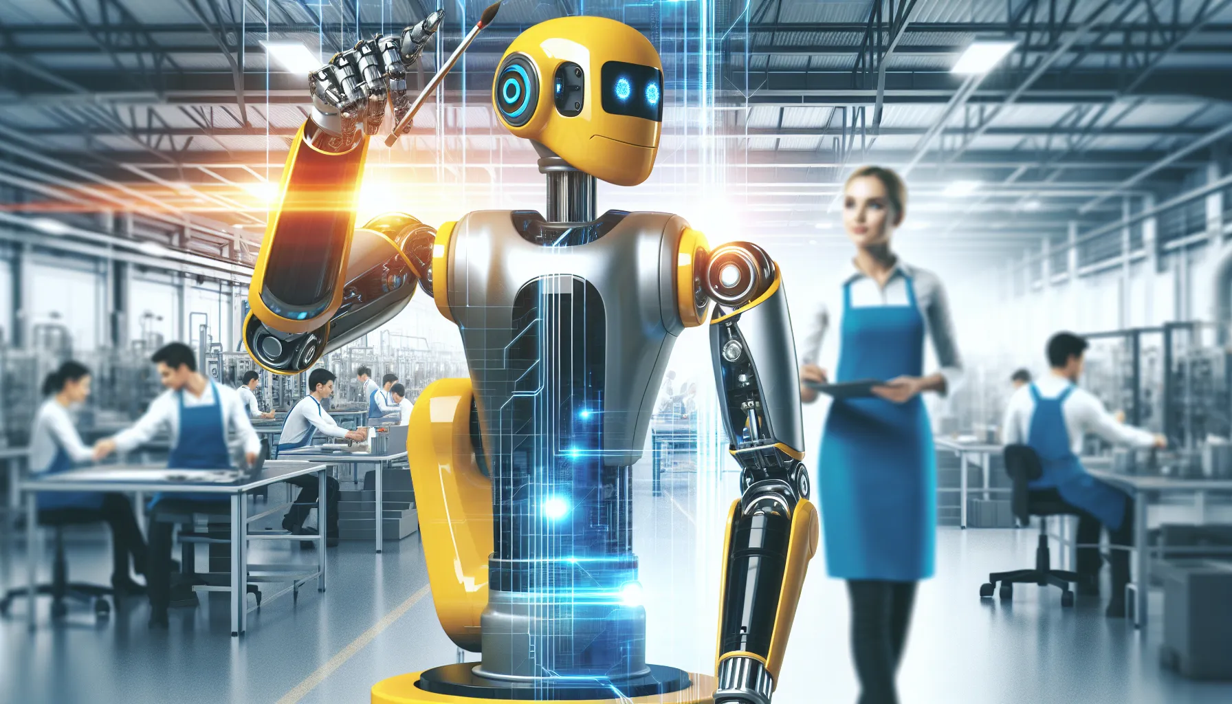 Collaborative robots and AI in manufacturing