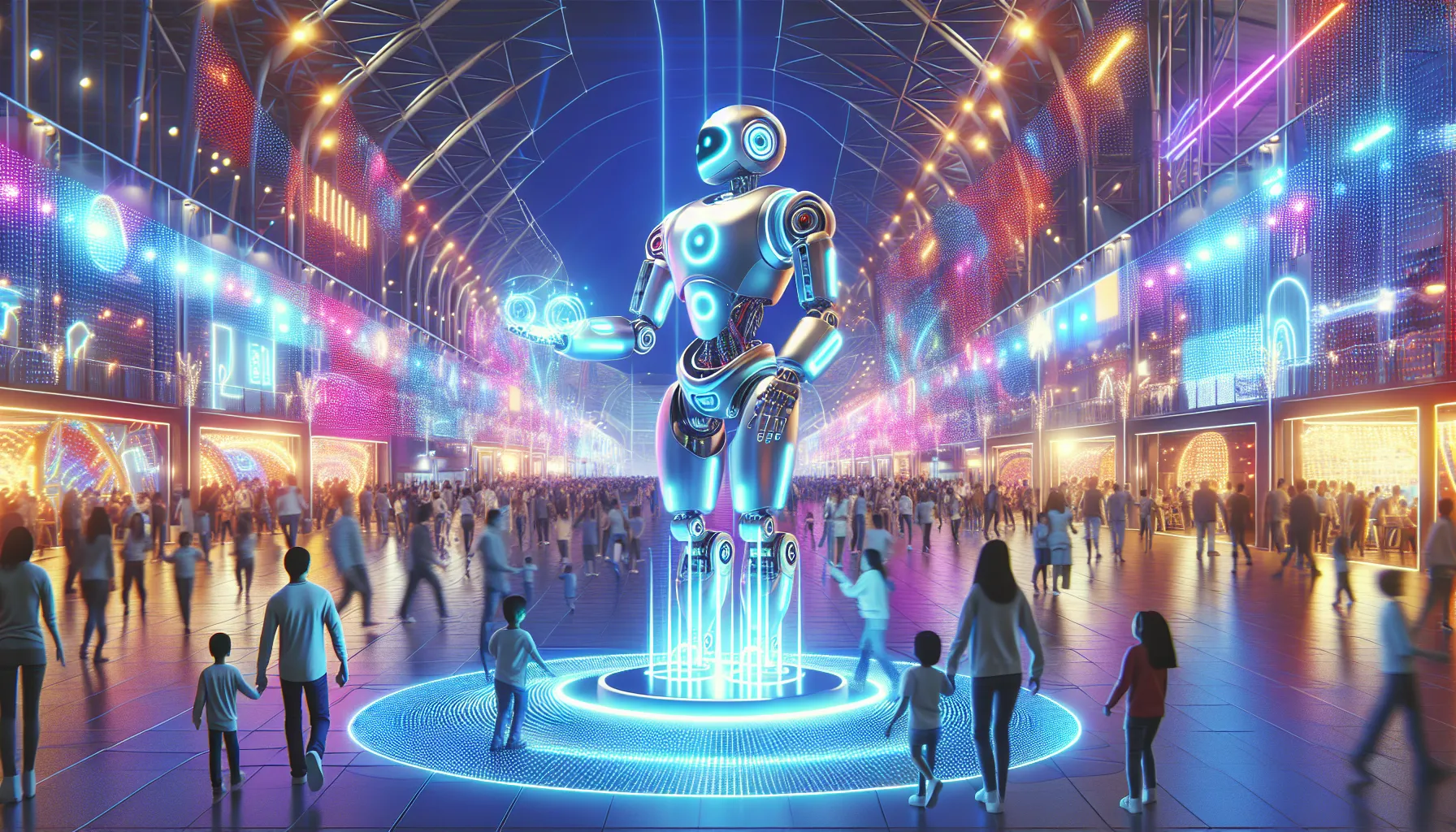 uso della robotica nei parchi di divertimento