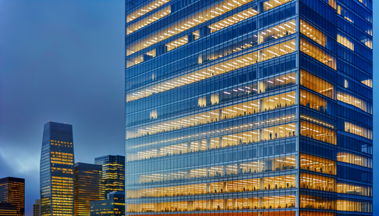 Grafico finanziario con OpenAI raccolta miliardi e loghi Amazon, Nvidia, SoftBank