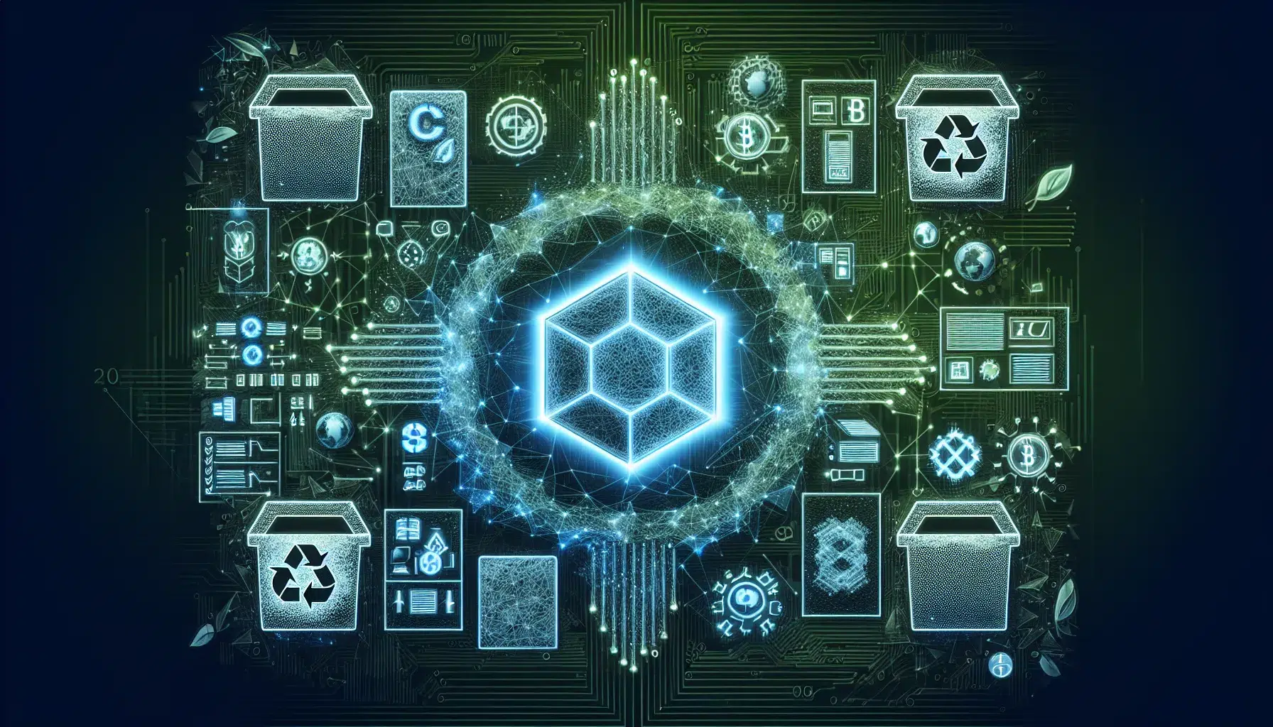 Come la tecnologia blockchain sta cambiando la gestione dei rifiuti