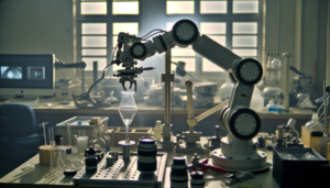 Sistema di robot oggetti trasparenti che afferra bicchieri e vetro senza sensori 3D