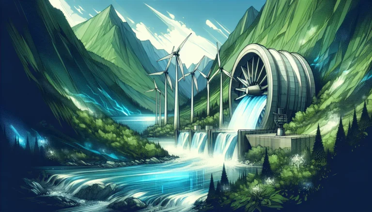 Come l'energia idroelettrica contribuisce alla sostenibilità