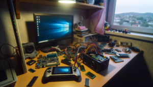 Steam su switch mostrato su schermo con Proton Beta e supporto Arm