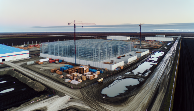 Ritardi data center ai mostrati da immagini satellitari dei cantieri