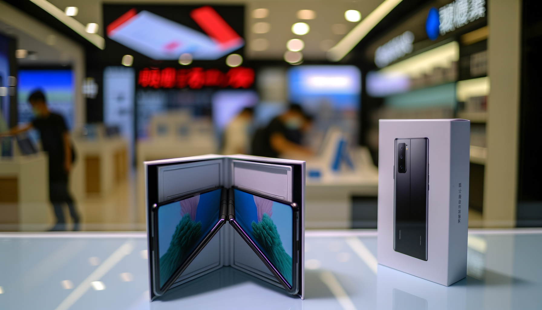 Huawei Pura X Max, huawei foldable wide con design passport