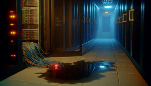 Grafico digitale che mostra mythos ai trovare falle nei sistemi informatici