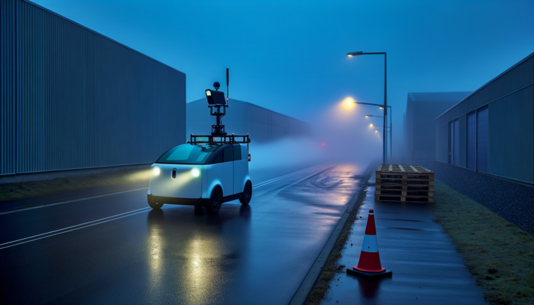 Sensori swir su veicolo autonomo in condizioni di nebbia