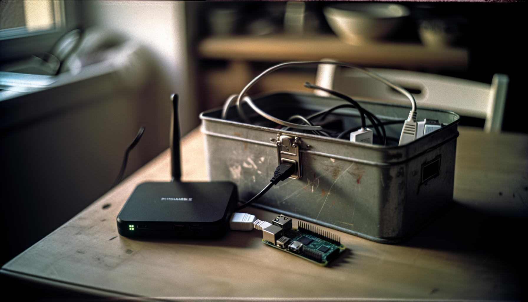Omnitools raspberry pi zero installato su mini computer per uso locale sicuro