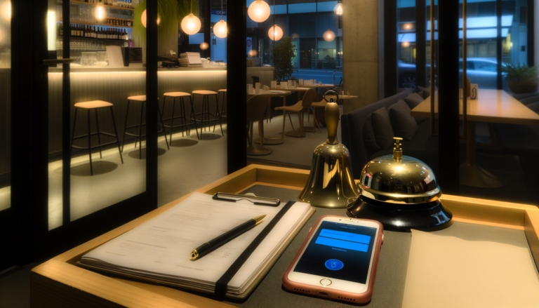 Schermata dell'app con yelp assistant ai e funzioni di prenotazione