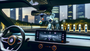 Huawei hamomo robot AI integrato nel cockpit intelligente dell'auto