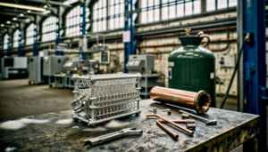 Sistema di raffreddamento metallico 3d stampato per uso industriale