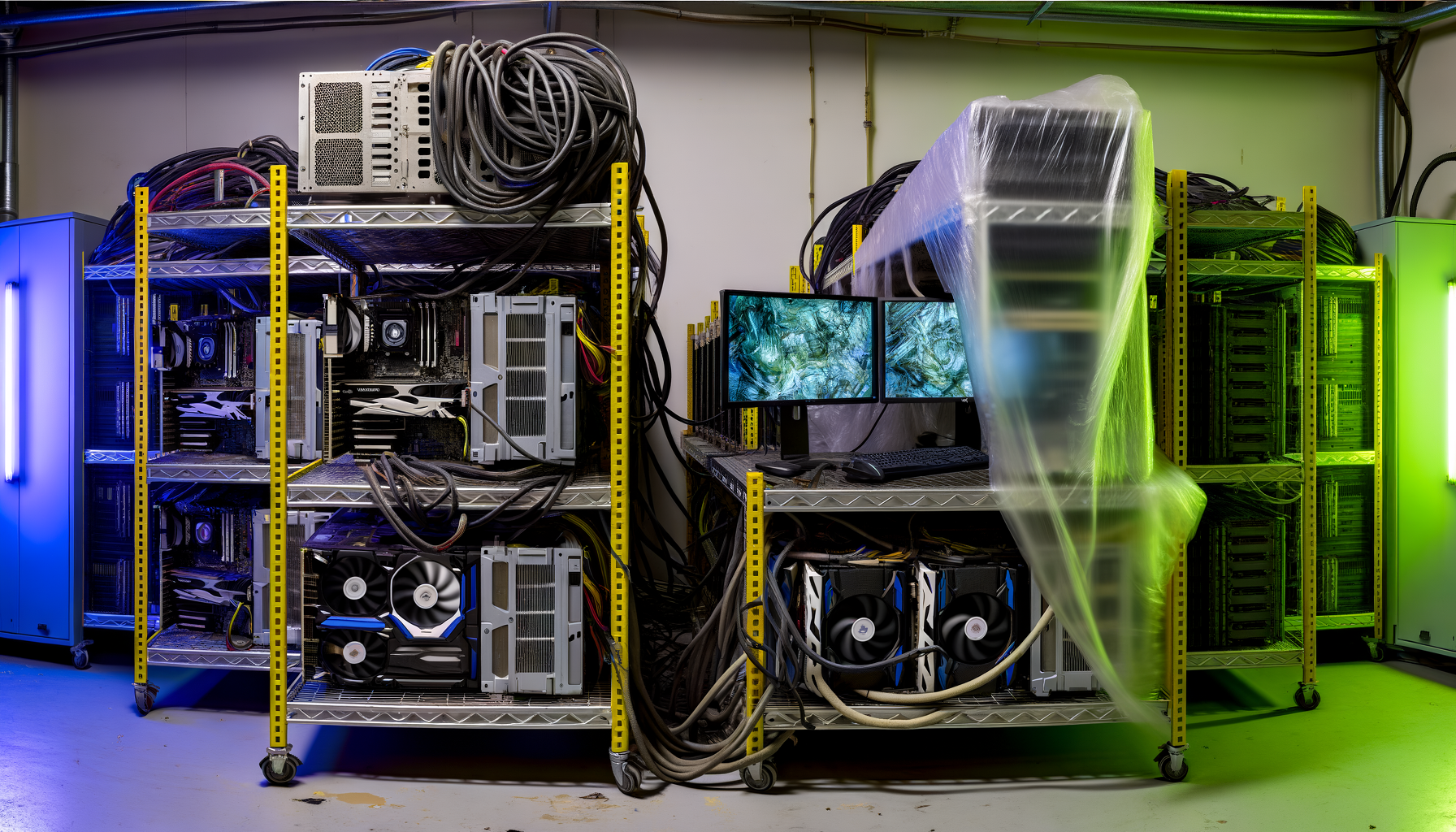 Demo Nvidia con texture compression e riduzione VRAM in scena 3D