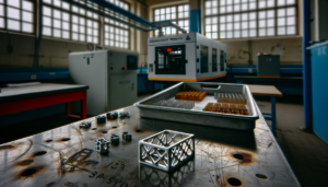 Campione di acciaio inossidabile 3d sviluppato con intelligenza artificiale