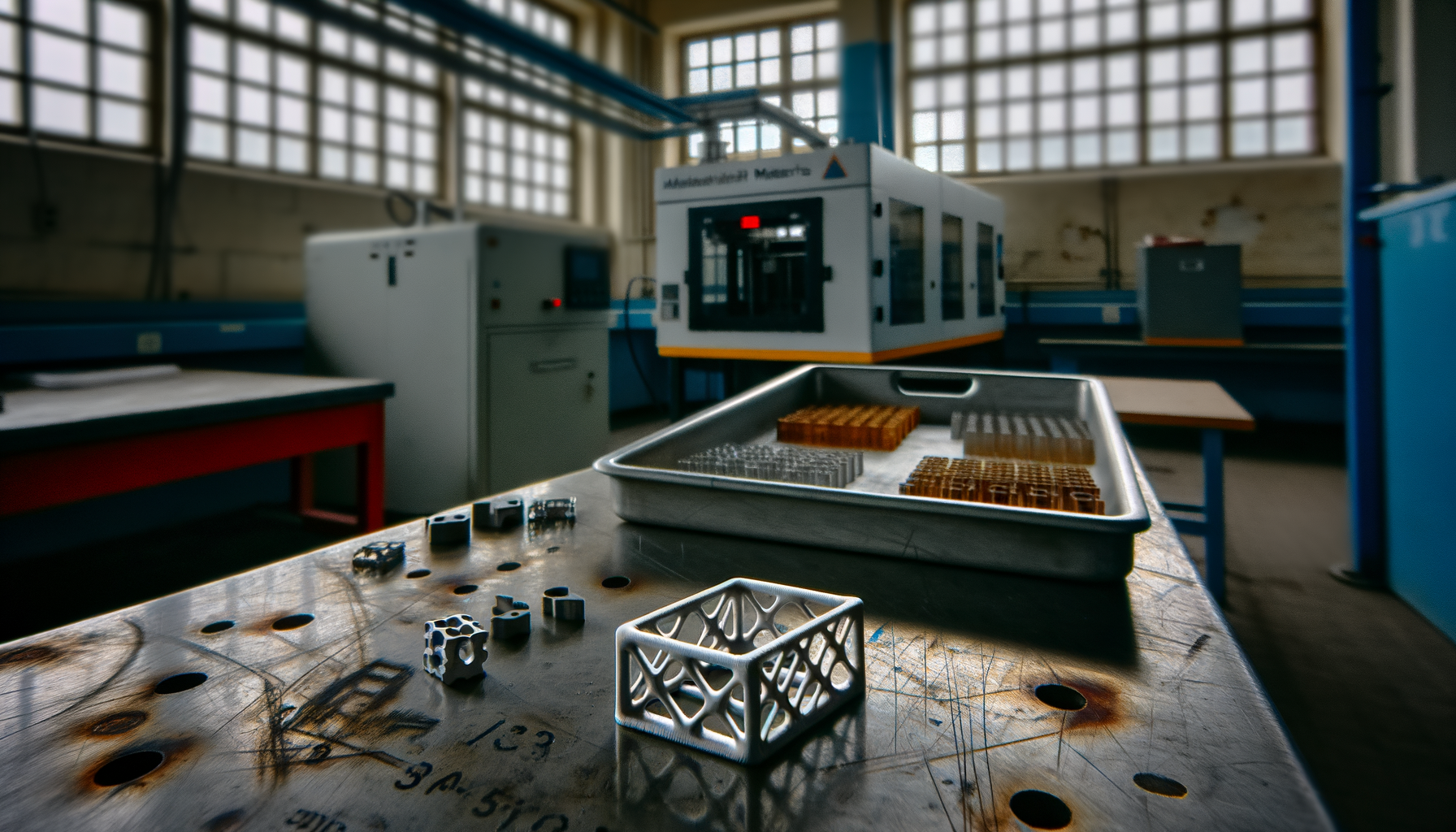 Campione di acciaio inossidabile 3d sviluppato con intelligenza artificiale