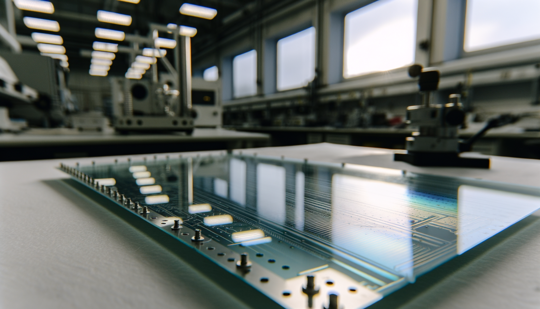 Sensore trasparente con inchiostro quantistico su display touch