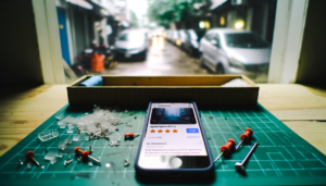 Schermata Play Store con barra di ricerca recensioni play store visibile sull'app