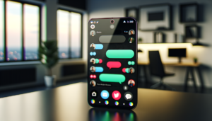 Personalizzazione chat google con nuove opzioni colori e sfondi per utenti Samsung