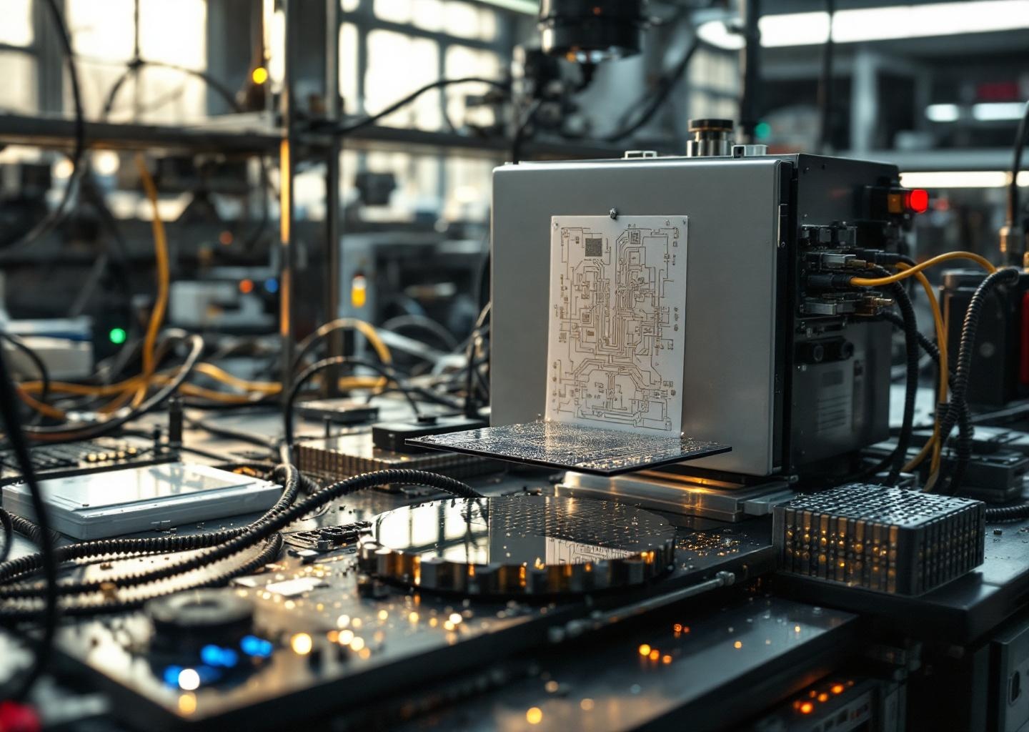 Circuiti quantistici ai generati automaticamente su schermo di calcolo