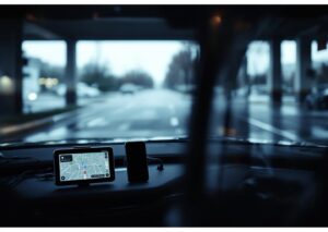 Gemini maps carplay su Google Maps per iPhone mostrato su schermo auto