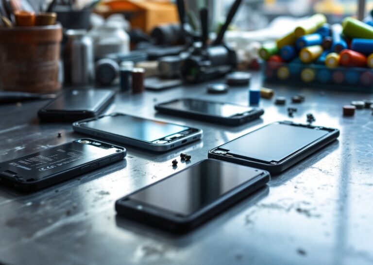 Batterie sostituibili smartphone con design apribile secondo le nuove norme UE