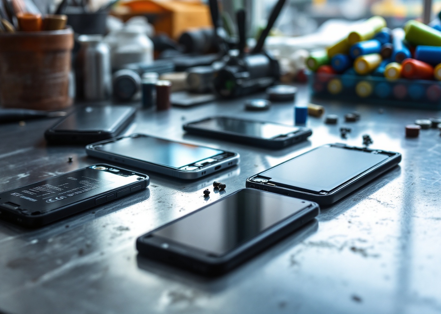 Batterie sostituibili smartphone con design apribile secondo le nuove norme UE