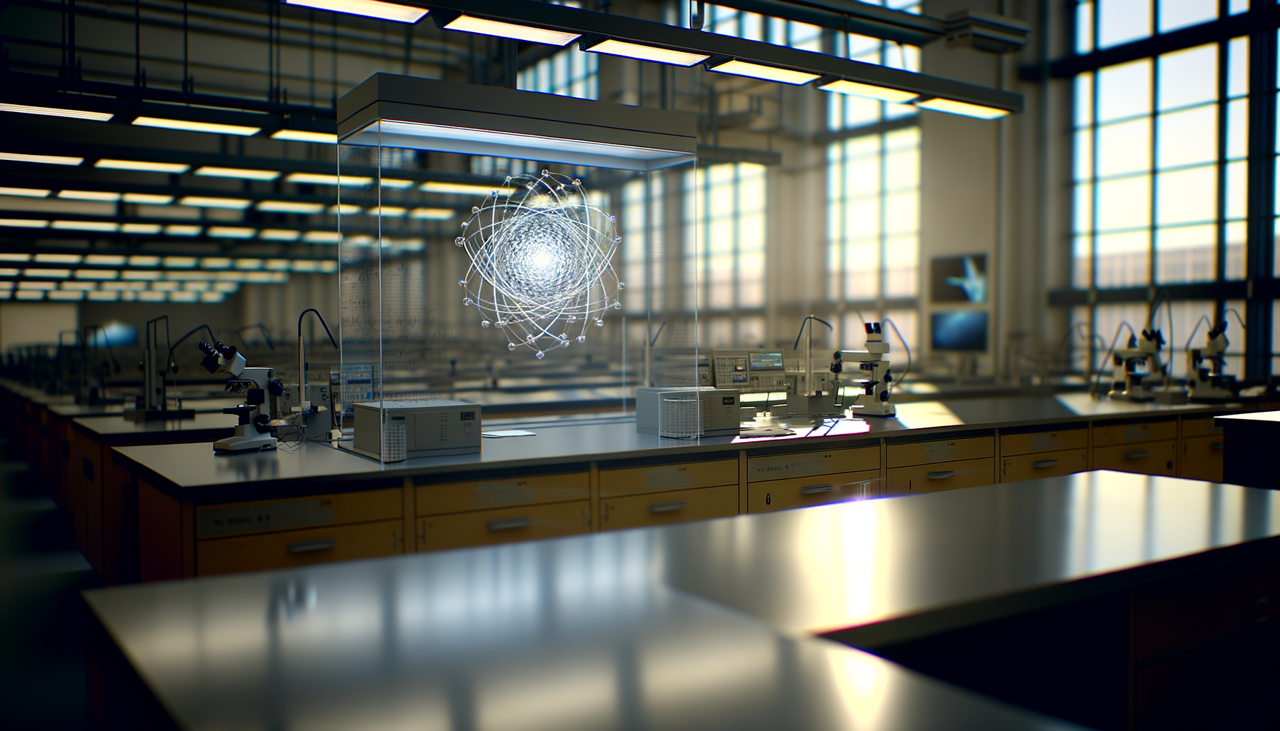 Microscopia molecolare che mostra la mappa 3d carica atomica sul materiale studiato dal MIT