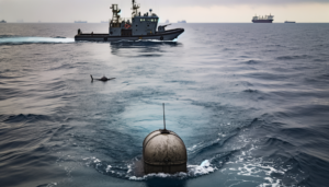 Droni subacquei anti-mine della US Navy in operazione nel Mar di Hormuz