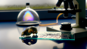 Visualizzazione della mappa dell'olfatto con connessioni tra neuroni e bulbo olfattivo