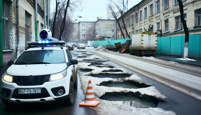 Ai auto connesse rilevano buche stradali con sensori e telecamere