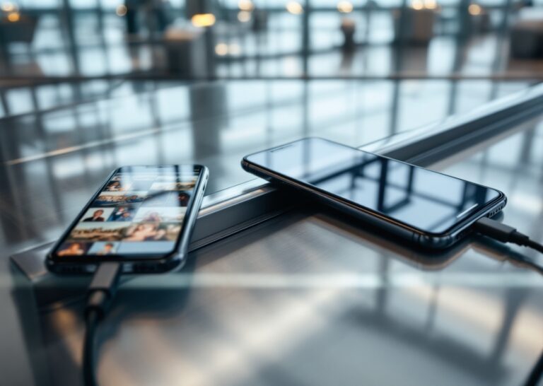 Schermata smartphone sul tema portabilità dati ios android tra iPhone e Android