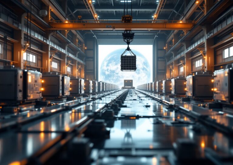 Gigasat spacex, fabbrica per satelliti AI e data center orbitali
