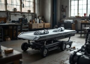 Robot umanoidi futuro Eno di Genesis AI con mani umane e base a ruote