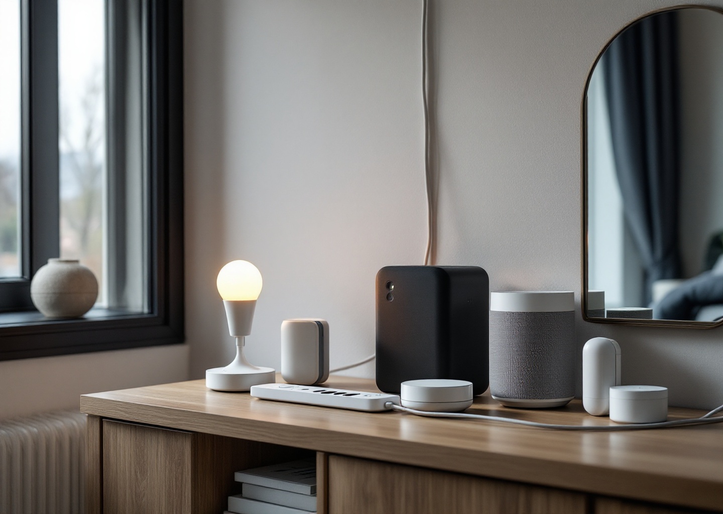 Schema smart home con joint fabric condiviso tra Apple, Google e Alexa