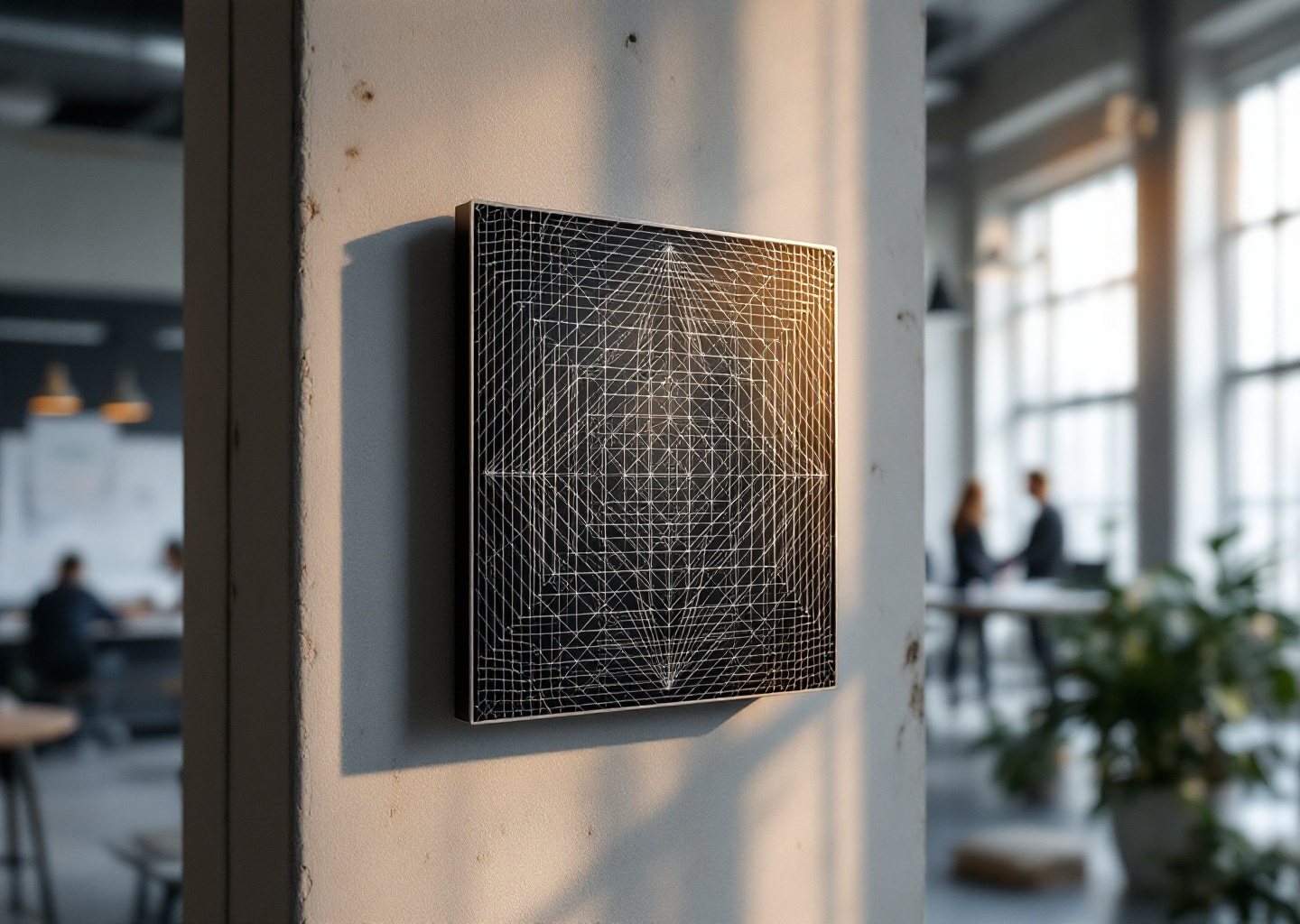 Metapanelli 3d wireless stampati in 3D guidano il segnale oltre un muro indoor