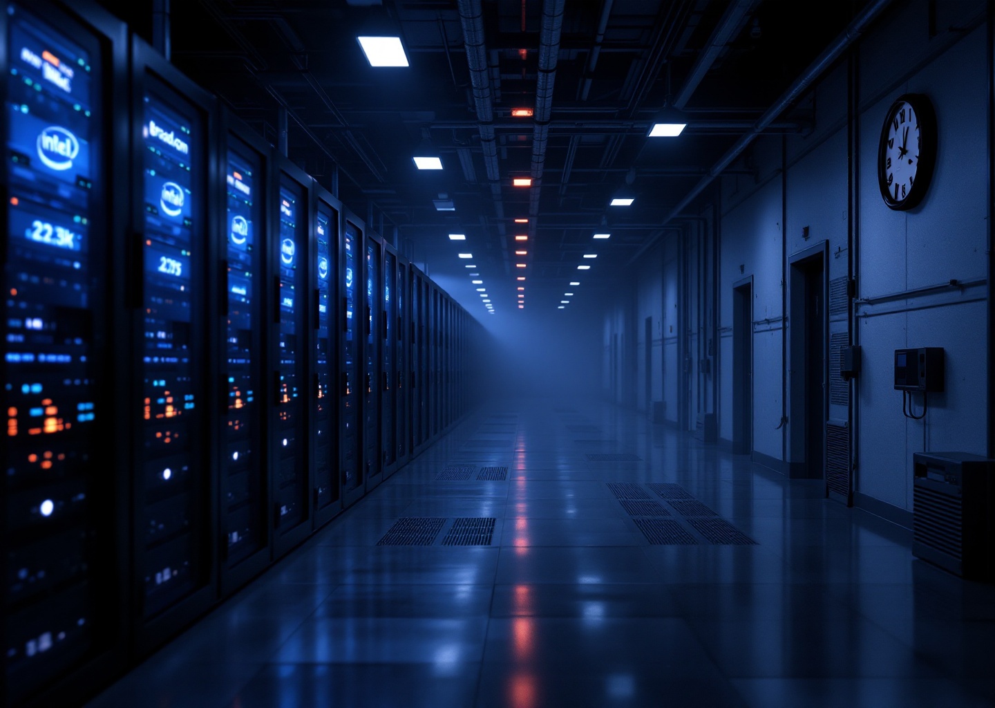 Grafico che mostra la potenza di calcolo AI dominata da Intel, Broadcom e NVIDIA