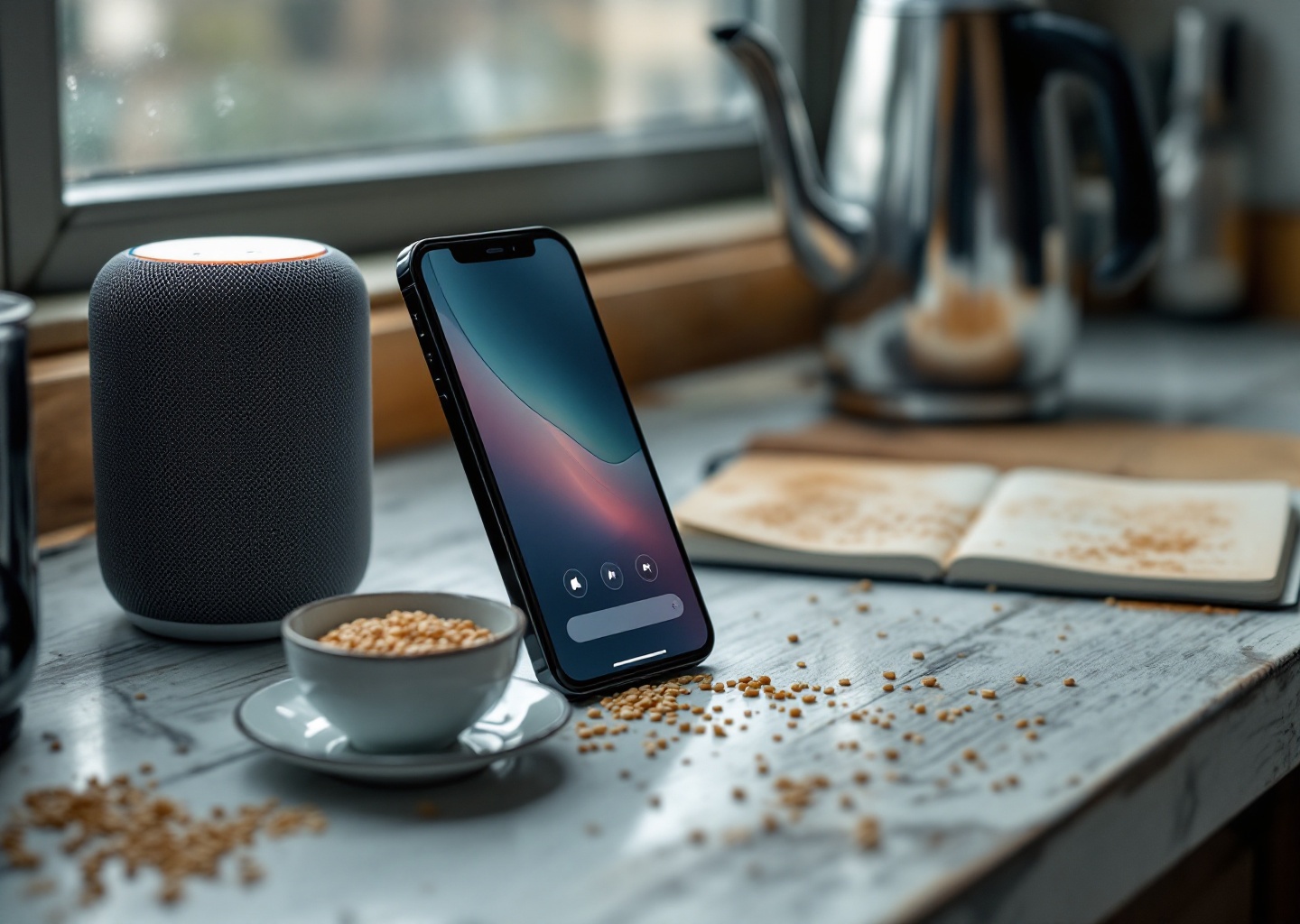 Schermata dell'app ai conversazionale Sesame su iPhone