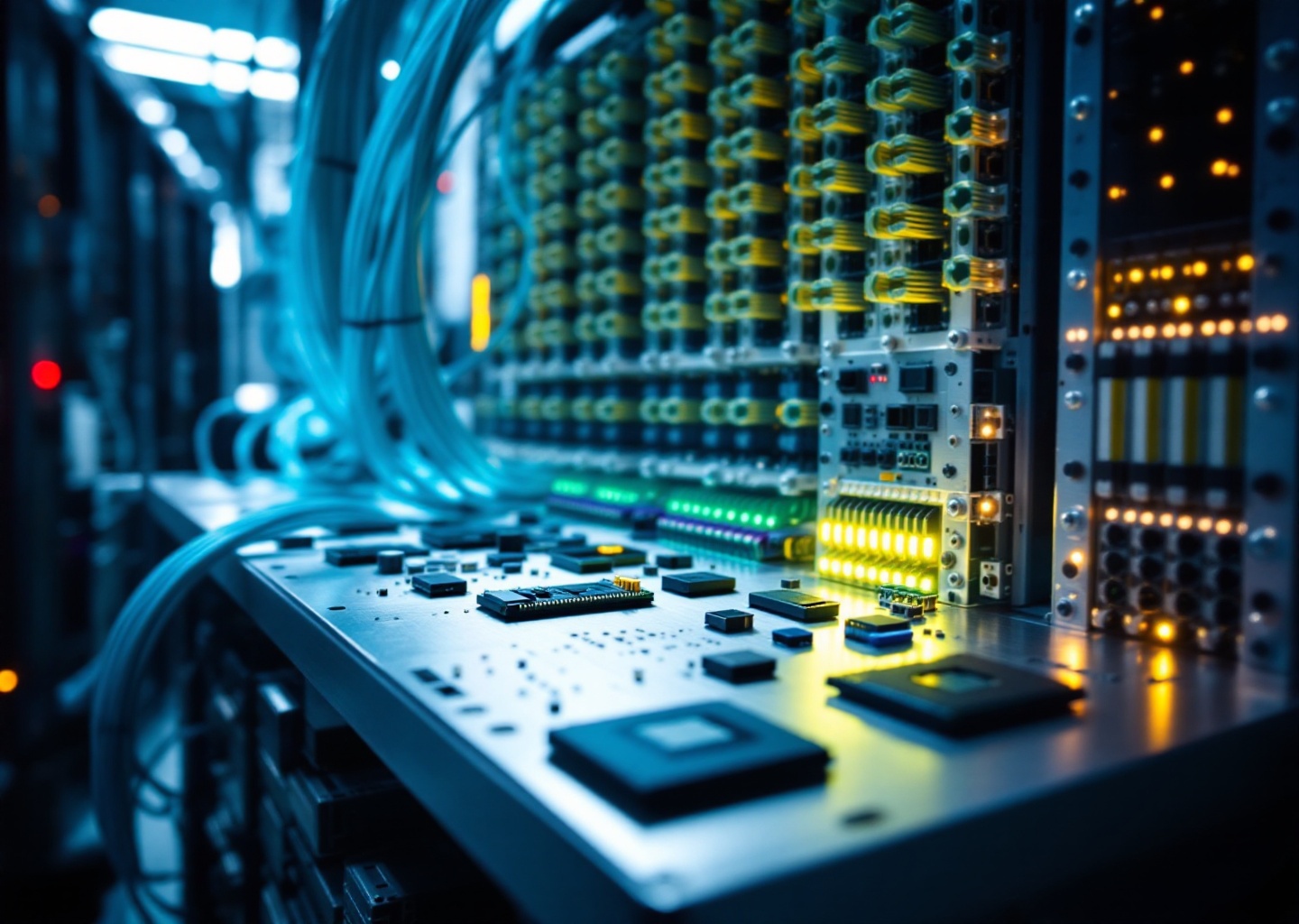Microcontrollori ottici per moduli ad alta velocità nei data center AI