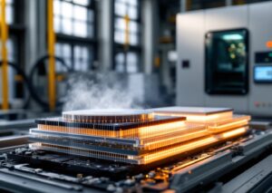 Schema di 3d stacking chip per processori AI cinesi