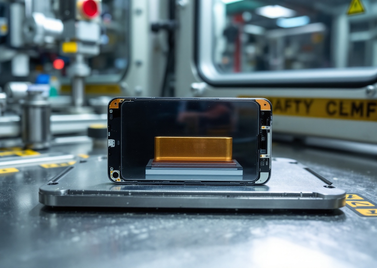 Video iFixit sulla batteria smartphone durante produzione e test di sicurezza