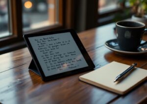 Boox go 6 e-reader compatto con supporto alla scrittura digitale