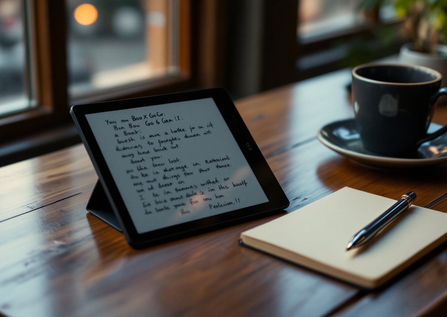 Boox go 6 e-reader compatto con supporto alla scrittura digitale