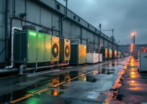 Server AI energetici nei data center con infrastrutture ad alto consumo