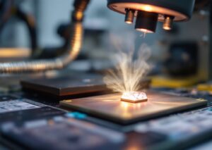 Tan theta chip cooling in un cristallo TaN per dissipazione termica nei chip AI