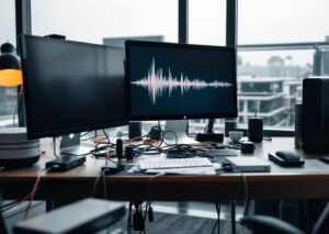 Interfaccia di un dispositivo Apple che mostra siri ai apple in uso reale