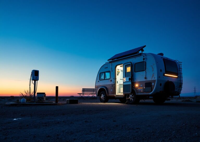Camper off-grid Evotrex presentato come veicolo autonomo senza stazioni di ricarica
